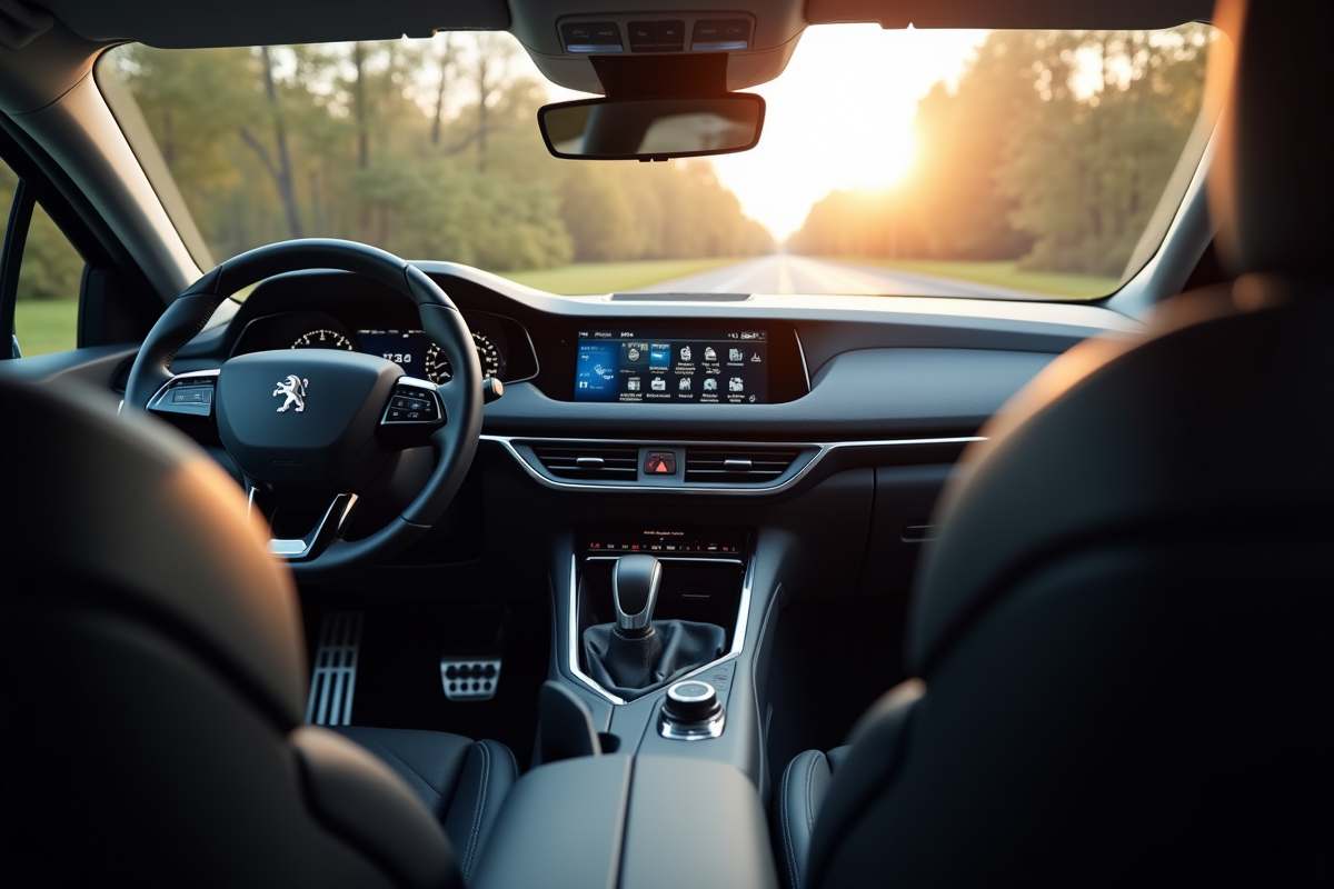 Intérieur Peugeot 508 SW tableau de bord numérique